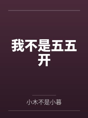 我不是五五开封面
